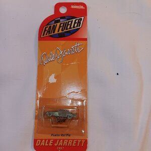Dale Jarret Fan Fueler pewter hat pin/tie tack new in packaging